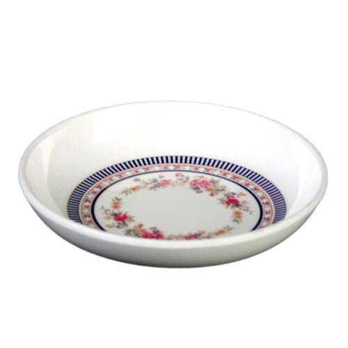 Thunder Group 1004AR 4 Oz 4.5 Inch Asian Rose Melamine Round Plate, DZ