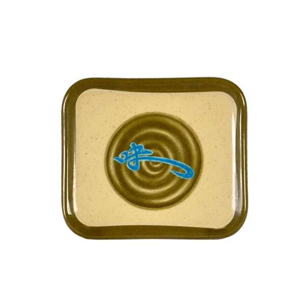 Thunder Group 1201J 4.75 x 4.25 Inch Asian Wei Melamine Rectangular Plate, DZ