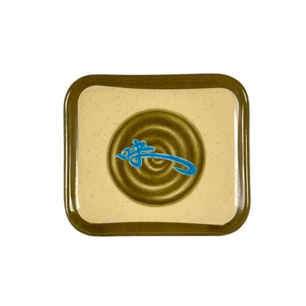 Thunder Group 1202J 5.5 x 4.75 Inch Asian Wei Melamine Rectangular Plate, DZ