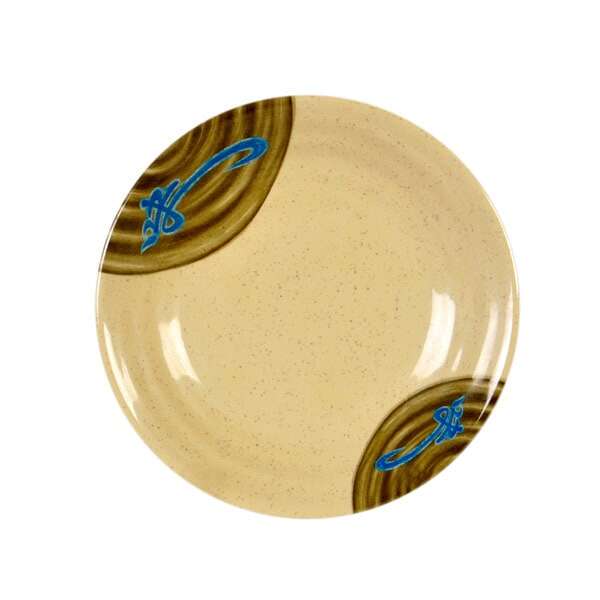Thunder Group 1360J 5.8 Inch Asian Wei Melamine Round Plate, DZ