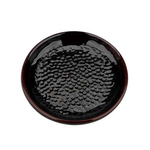Thunder Group 1703TM 2 Oz 3.5 Inch Asian Tenmoku Round Melamine Sauce Dish, DZ