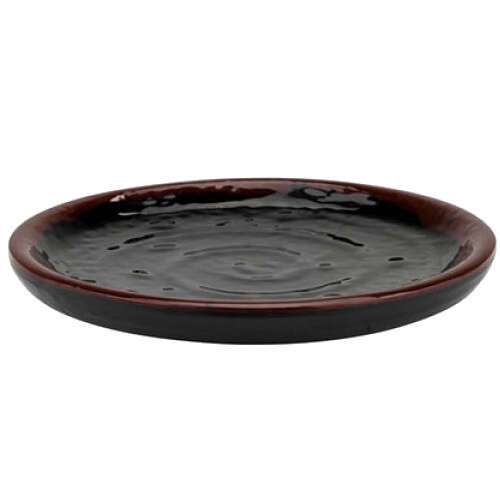 Thunder Group 1710TM 10.5 Inch Asian Tenmoku Round Melamine Plate, DZ