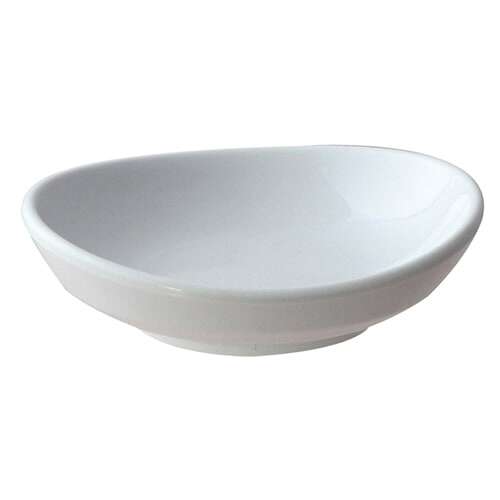 Thunder Group 19035WT 2 Oz 3.5 Inch Western Classic White Melamine Round Saucer/Bowl, DZ