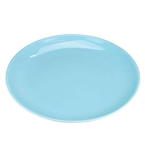 Thunder Group 1916 15.75 Inch Diameter Asian Blue Jade Melamine Round Plate, DZ