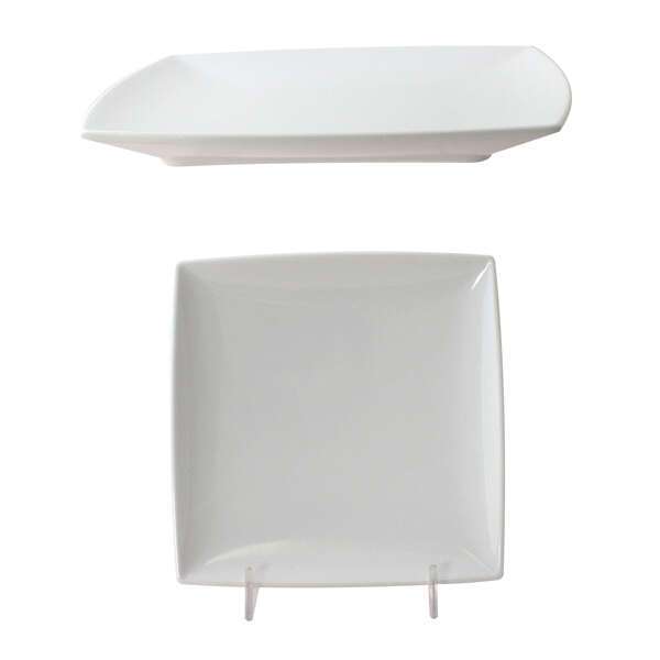 Thunder Group 29006WT 6 Inch Western Classic White Melamine Square Plate, DZ