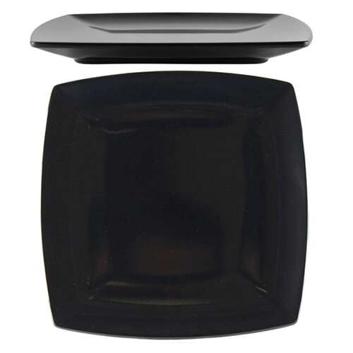 Thunder Group 29007BK 7.25 Inch Western Classic Black Melamine Square Plate, DZ