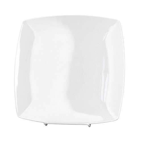 Thunder Group 29009WT 9 Inch Western Classic White Melamine Square Plate, DZ