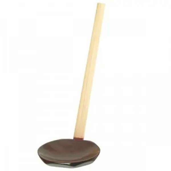 - 30-27, 3.375-inch Soup Spoon with 8.625-inch Bamboo Handle, EA