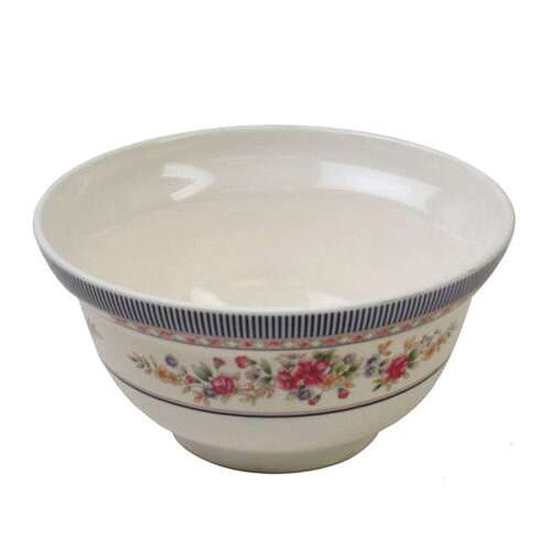 Thunder Group 3201AR 20 Oz 5.75 Inch Asian Rose Melamine Round Noodle Bowl (Lid Sold Separately), DZ