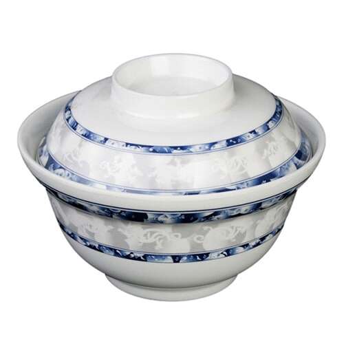 Thunder Group 3201DL 20 Oz 5.75 Inch Diameter Asian Blue Dragon Melamine Noodle Bowl without Lid, DZ