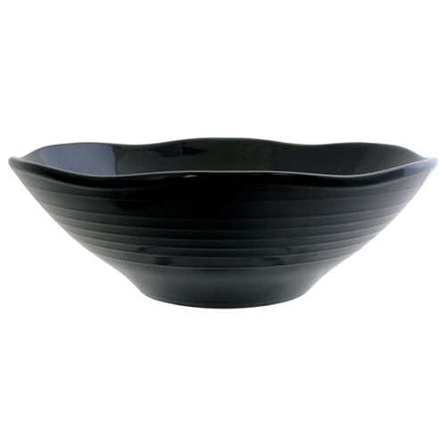 Thunder Group 39093BK 45 Oz 9 x 3 Inch Western Classic Black Melamine Bowl, DZ