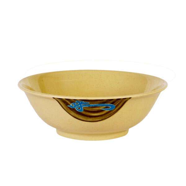 Thunder Group 5070J 36 Oz 8 Inch Asian Wei Melamine Round Rimless Bowl, DZ