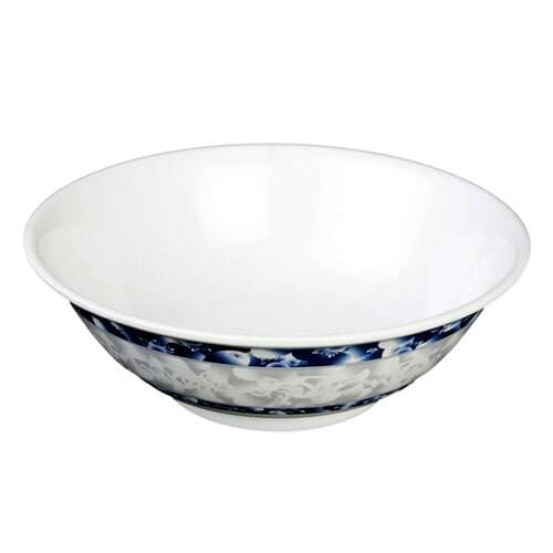 Thunder Group 5075DL 52 Oz 8.75 Inch Diameter Asian Blue Dragon Melamine Rimless Bowl, DZ