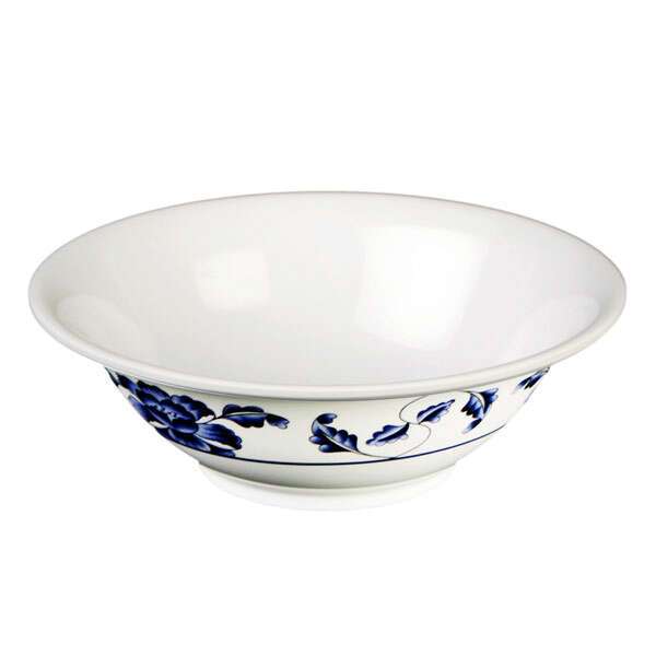 Thunder Group 5106TB 15 Oz 6 Inch Asian Lotus Melamine Round Deep Bowl, DZ