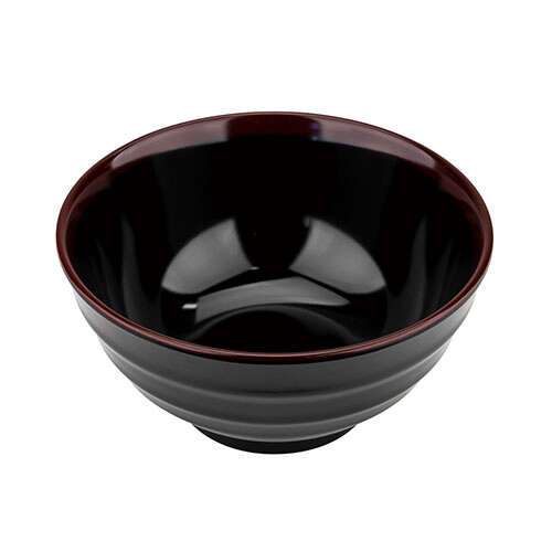 Thunder Group 5706TM 16 Oz 6 Inch Asian Tenmoku Round Melamine Soup Bowl, DZ
