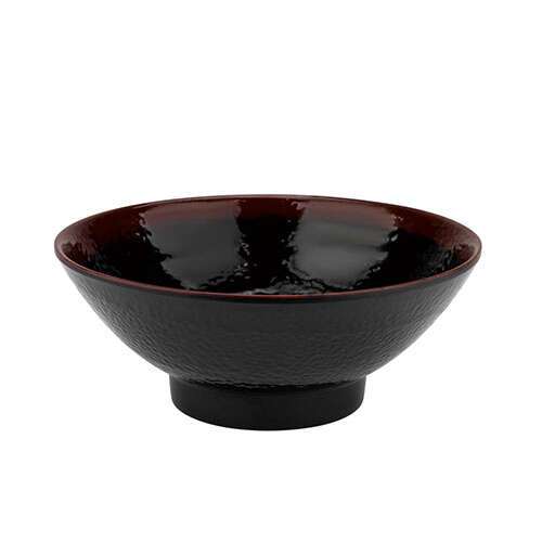 - 5765TM 32 Oz 6.75 Inch Asian Tenmoku Round Melamine Soup Bowl, DZ