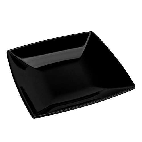 - 62008BK 28 Oz 8.5 Inch Western Classic Black Melamine Square Salad Bowl, DZ