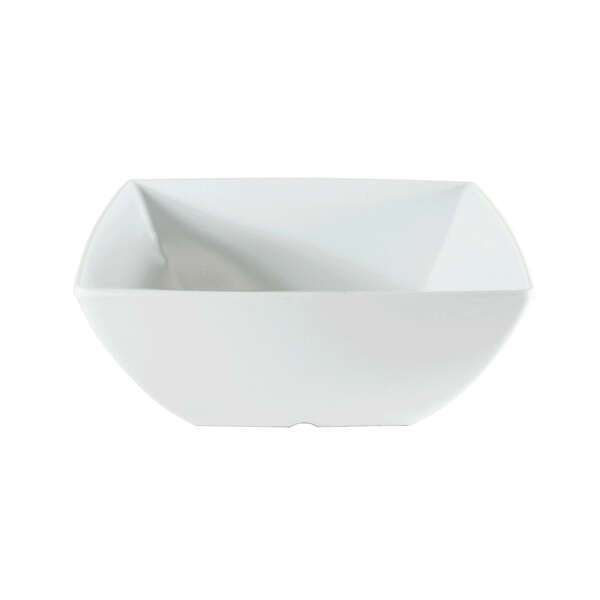 Thunder Group 69008WT 60 Oz 8 Inch Western Classic White Melamine Square Bowl, DZ