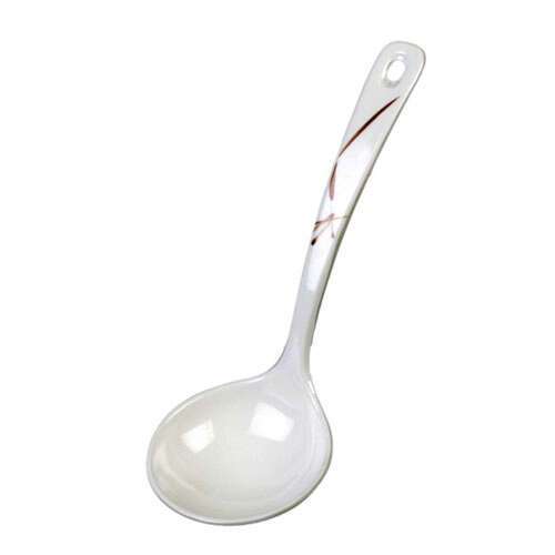Thunder Group 7001BO 1 Oz 7x2.5-Inch Asian Melamine White Bamboo Soup Ladle, DZ