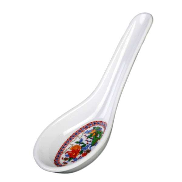 Thunder Group 7004TP.75 Oz 5.25 x 1.75 Inch Asian Peacock Melamine Spoon, DZ