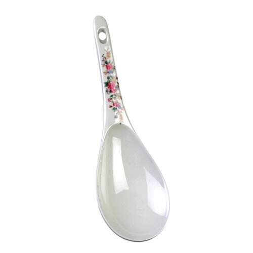 Thunder Group 7005AR 1.5 Oz 8.25 x 2.75 Inch Asian Rose Melamine Rice Ladle, DZ