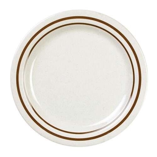 Thunder Group AD109AA 9 Inch Western Arcadia Round Melamine Beige Dinner Plate, DZ