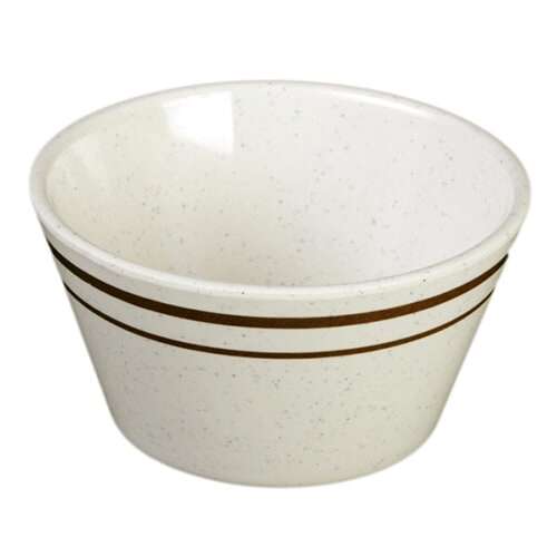 Thunder Group AD302AA 7 Oz 4 Inch Western Arcadia Round Melamine Beige Bouillon Cup, DZ