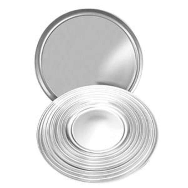 Thunder Group ALPTWR019, 19-Inch Wide Rim Pizza Tray, Aluminum