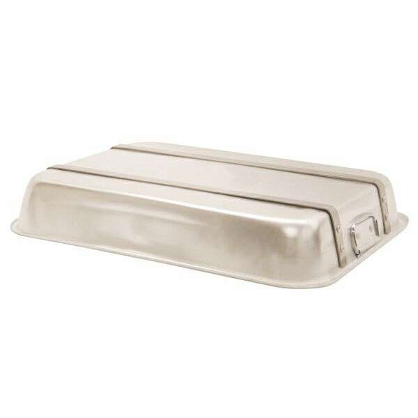 Thunder Group ALRP9603, 24x18x4-1/2-Inch Heavy Weight Aluminum Double Roaster with Straps