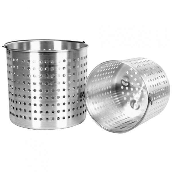 Thunder Group ALSKBK006, 32-Quart Aluminum Cylindrical Steamer Basket for ALSKSP006