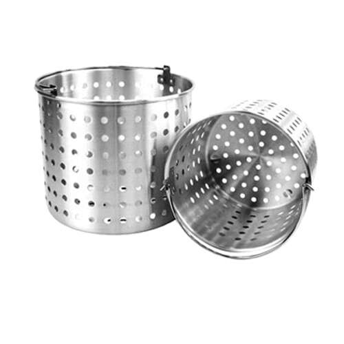 Thunder Group ALSKBK007, 40-Quart Aluminum Cylindrical Steamer Basket for ALSKSP007