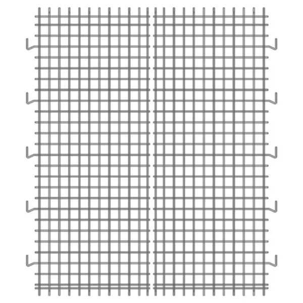 Thunder Group CMSC0048B, Security Cage Back Panel, Fits 1848/2448, 2pc/set