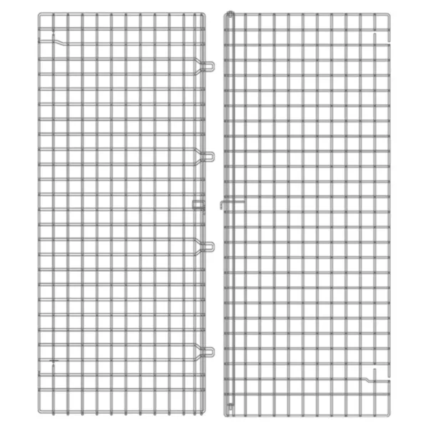 Thunder Group CMSC0048F, Security Cage Front Panel, Fits 1848/2448, 2pc/set