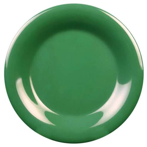 Thunder Group CR005GR 5.5 Inch Western Green Wide Rim Melamine Plate, DZ