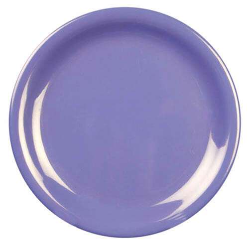 Thunder Group CR109BU 9 Inch Western Purple Narrow Rim Melamine Plate, DZ
