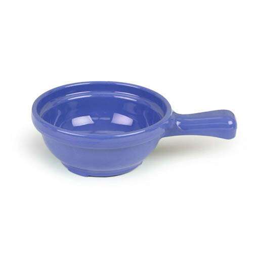 Thunder Group CR305BU 10 Oz 4.25 x 6.75 x 2 Inch Western Purple Melamine Soup Bowl with Handle, DZ