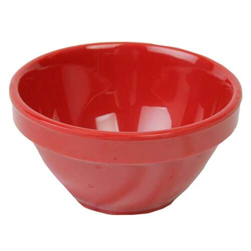 Thunder Group CR313PR 8 Oz 4.25 Inch Western Red Melamine Bouillon Cup, DZ