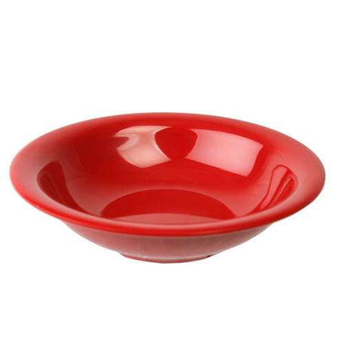 Thunder Group CR5608PR 8 Oz 6 Inch Western Red Melamine Salad Bowl, DZ