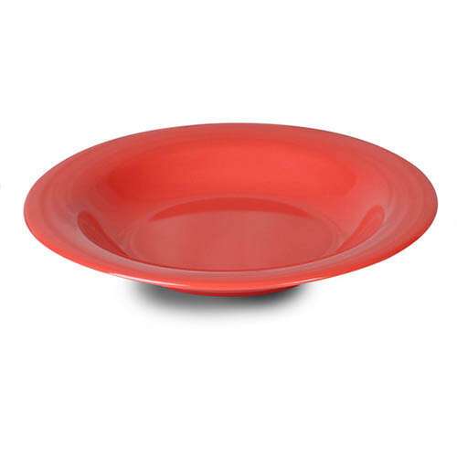 Thunder Group CR5809RD 13 Oz 9.25 Inch Western Orange Melamine Salad Bowl, DZ