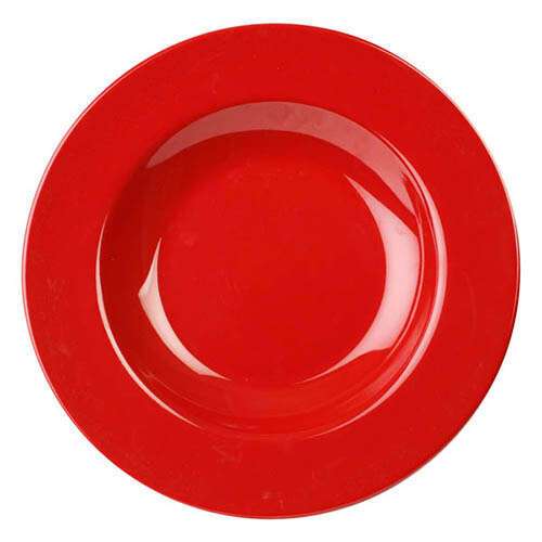Thunder Group CR5811PR 16 Oz 11.25 Inch Western Red Melamine Pasta Bowl, DZ