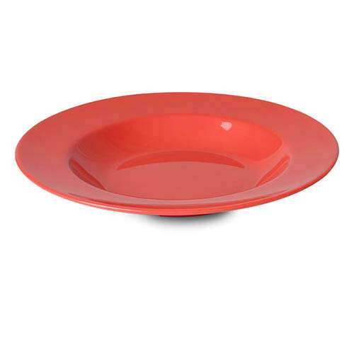Thunder Group CR5811RD 16 Oz 11.25 Inch Western Orange Melamine Pasta Bowl, DZ