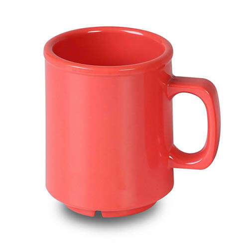 Thunder Group CR9010RD 8 Oz Western Orange Melamine Mug, DZ