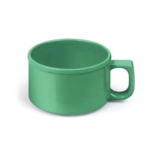 Thunder Group CR9016GR 10 Oz 4 Inch Western Green Melamine Soup Mug, DZ