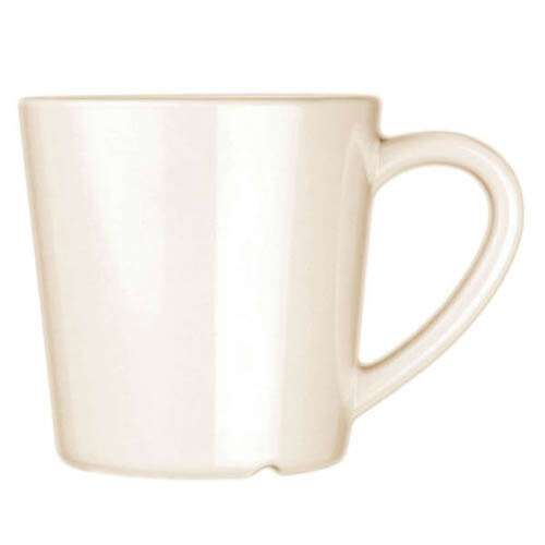 Thunder Group CR9018W 7 Oz 3.12 Inch Western White Melamine Mug, DZ