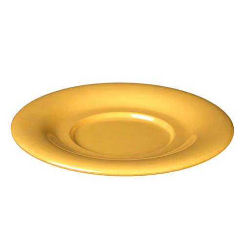 Thunder Group CR9303YW 5.5 Inch Western Yellow Melamine Saucer, DZ