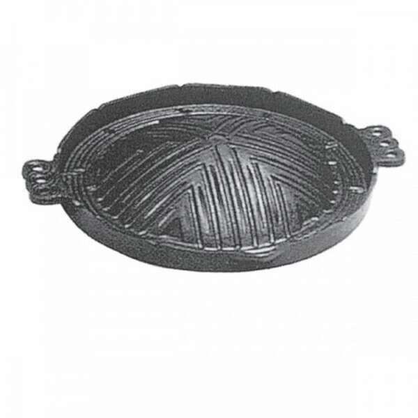 Thunder Group IRTP001, 10x1-inch Cast Iron Heavy-duty Barbecue Plate with Handle, EA