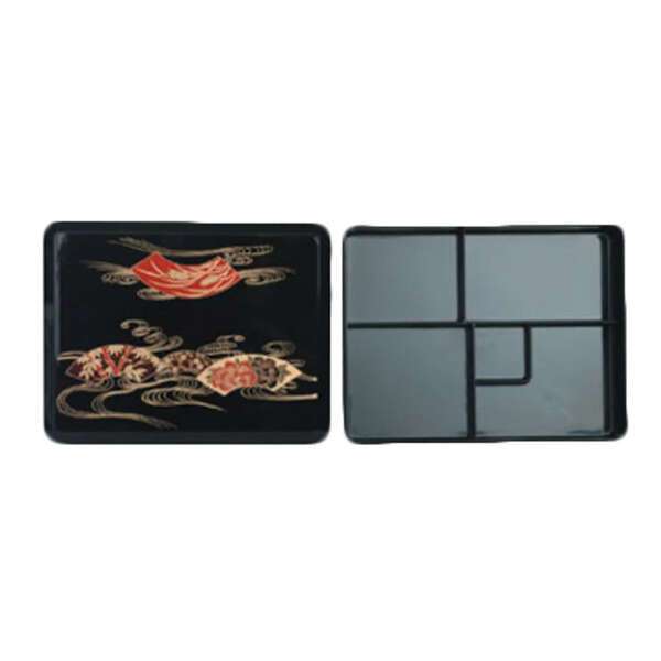 Thunder Group JPRB002, 10.625x8.375x2.5-inch Makunouchi Bento Box, EA