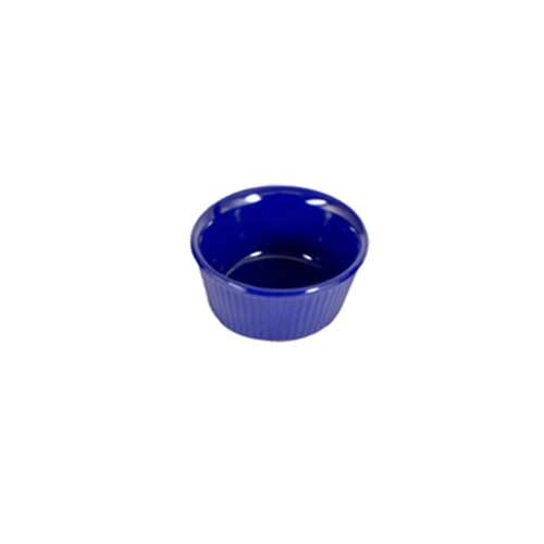 Thunder Group ML507CB1 1.5 Oz 2.5 Inch Fluted Melamine Round Cobalt Blue Ramekin, DZ