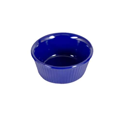 Thunder Group ML509CB1 2 Oz 2.8 Inch Fluted Melamine Round Cobalt Blue Ramekin, DZ
