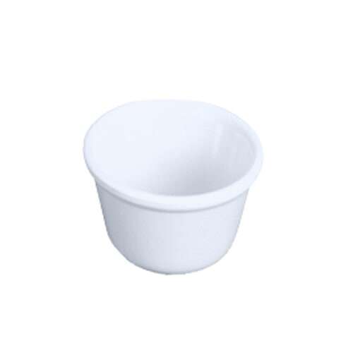 Thunder Group ML534W1 1.5 Oz 2.5 Inch Smooth Melamine Round White Ramekin, DZ